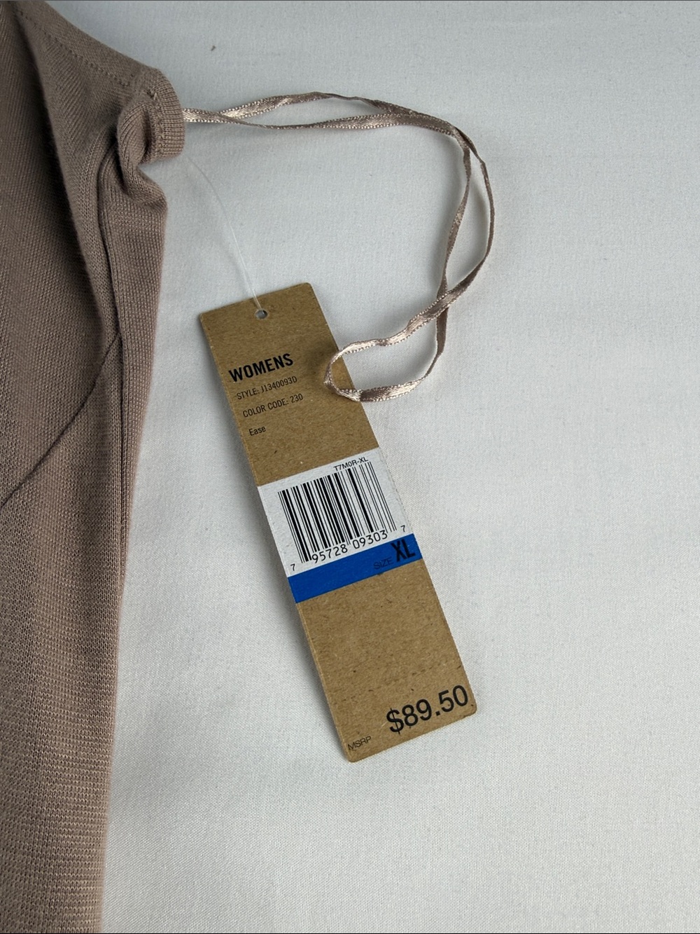DKNY Maxi Tank Dress Brown Sleeveless Women's XL NWT - Picture 2 of 7